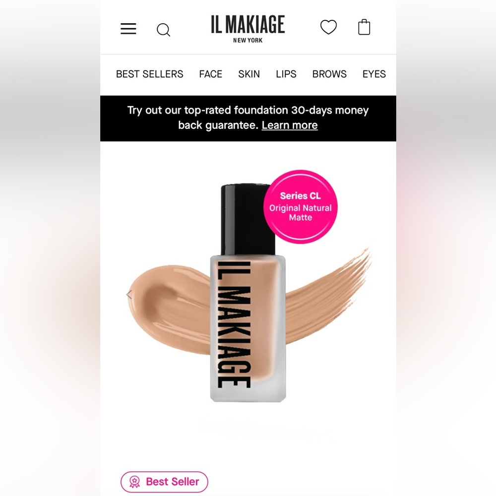 IL MAKIAGE Matte Cream Foundation